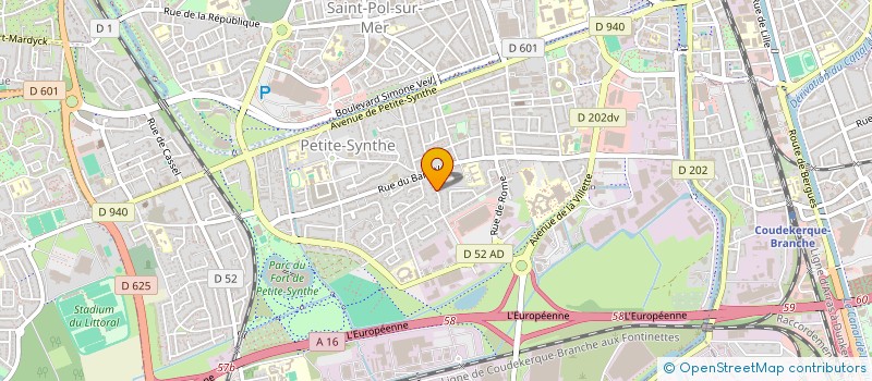 localisation de l'entreprise SCI 38 R JULES FERRY à DUNKERQUE