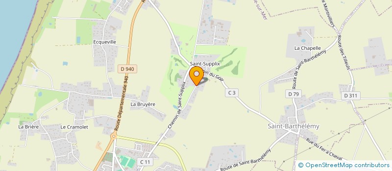 localisation de l'entreprise SCI 38 RUE AMIRAL COURBET  OCTEVILLE-SUR-MER