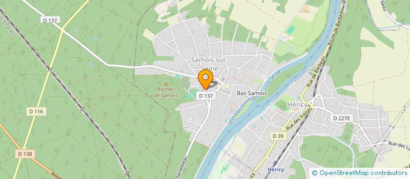 localisation de l'entreprise SCI 38 RUE DES MARTYRS  SAMOIS-SUR-SEINE