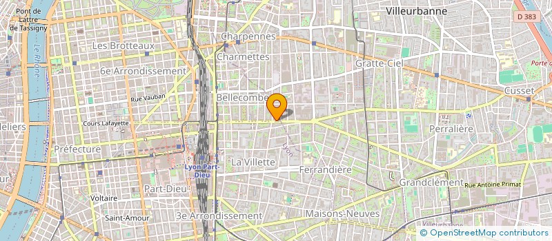 localisation de l'entreprise SCI 38 RUE JOSEPH FAURE  LYON