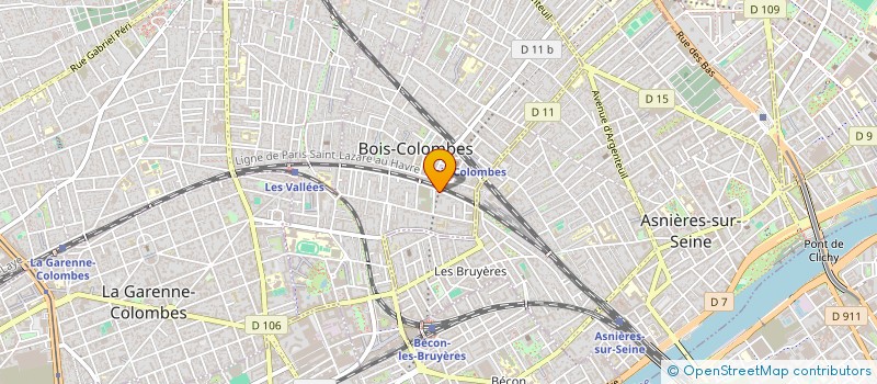 localisation de l'entreprise SCI 38 RUE MAZARINE à BOIS-COLOMBES