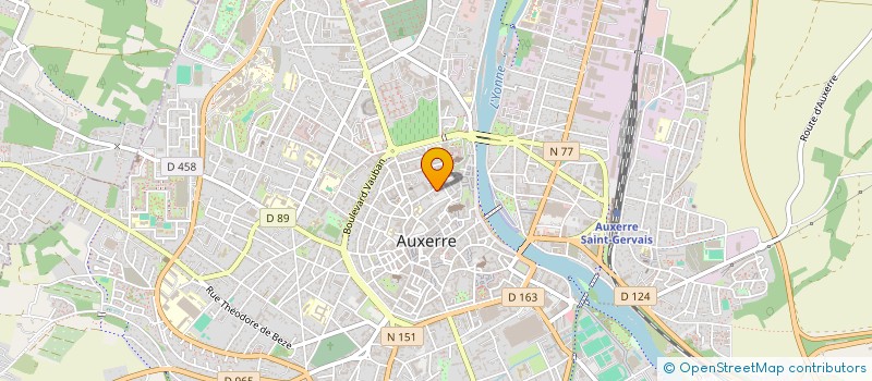 localisation de l'entreprise SCI 38 RUE MICHELET à AUXERRE