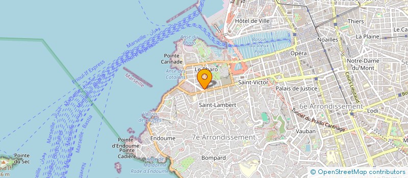 localisation de l'entreprise SCI 38 VAUBAN à MARSEILLE