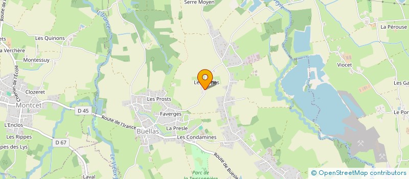 localisation de l'entreprise SCI 383 DES RIPPES  BUELLAS