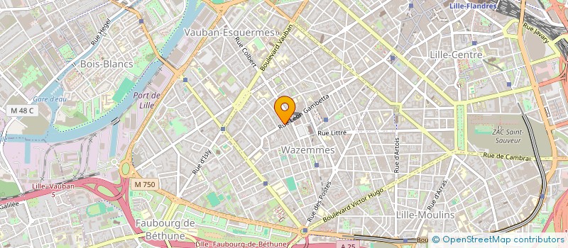 localisation de l'entreprise SCI 386-390 RUE GAMBETTA  LILLE
