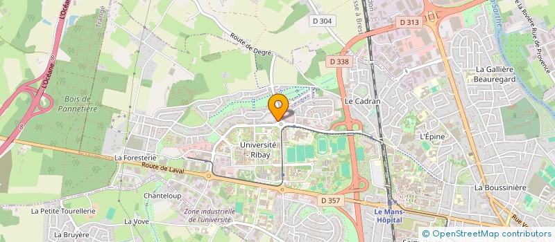 localisation de l'entreprise SCI  LE MANS