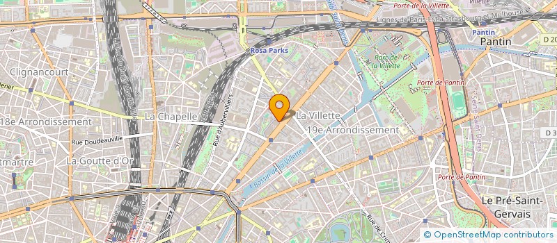 localisation de l'entreprise SCI 38SYS  PARIS