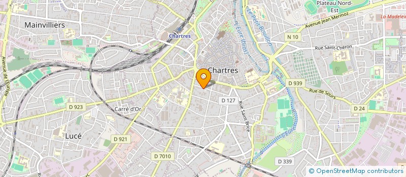 localisation de l'entreprise SCI 39 à CHARTRES