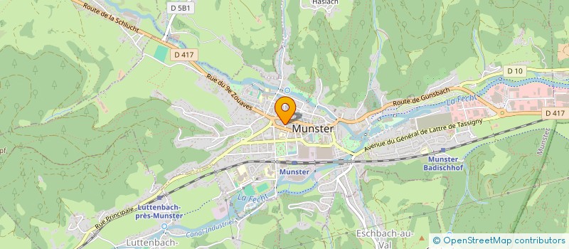 localisation de l'entreprise SCI 39-41  MUNSTER