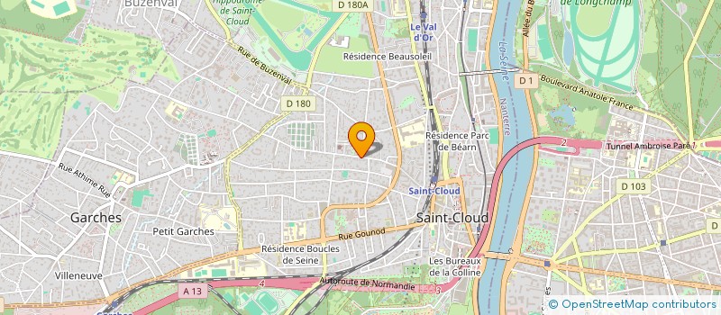 localisation de l'entreprise SCI 39 AMF à SAINT-CLOUD