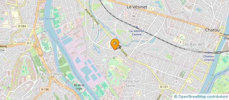 localisation de l'entreprise SCI 39 BD DU PRESIDENT ROOSEVELT  LE VESINET