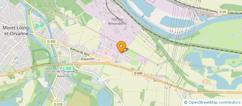 localisation de l'entreprise SCI 39 BOULEVARD JEAN JAURES  MORET-LOING-ET-ORVANNE