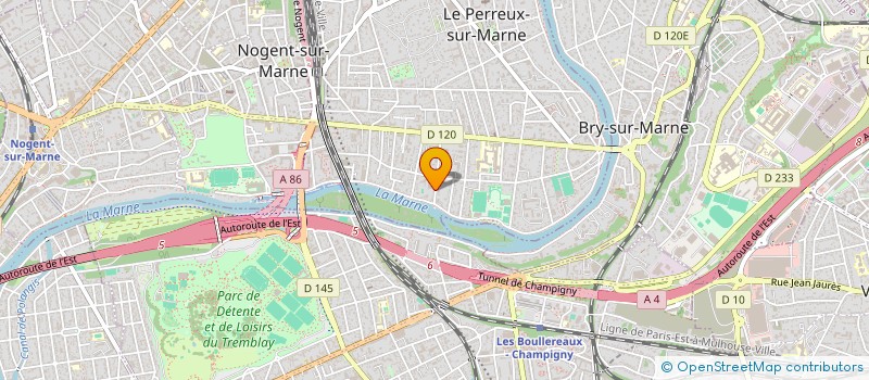 localisation de l'entreprise SCI 39 QUAI DE L ARTOIS à LE PERREUX-SUR-MARNE