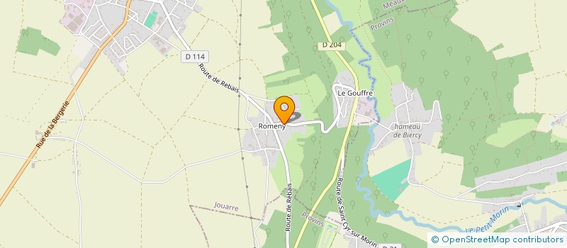 localisation de l'entreprise SCI 39 RDR  JOUARRE