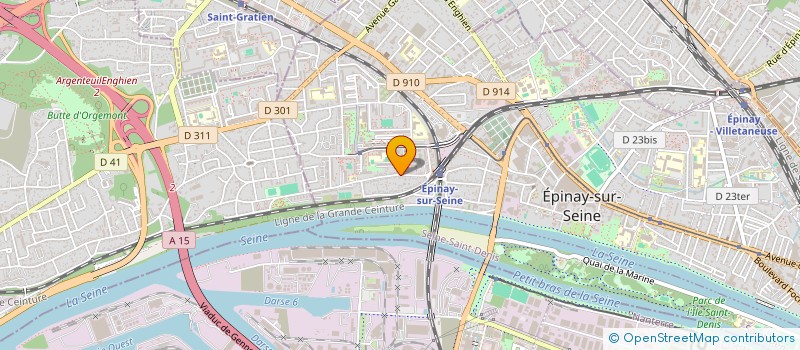 localisation de l'entreprise SCI 39 RUE D'ORGEMONT à EPINAY-SUR-SEINE