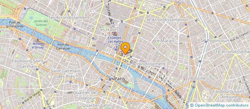 localisation de l'entreprise SCI 39 RUE DE RIVOLI à PARIS