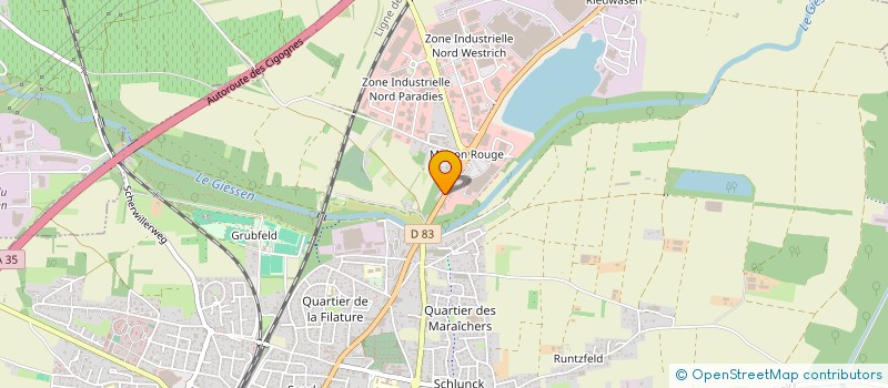 localisation de l'entreprise SCI 39 RUE DU PREDIDENT POINCARE  SELESTAT