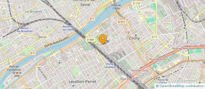localisation de l'entreprise SCI à CLICHY