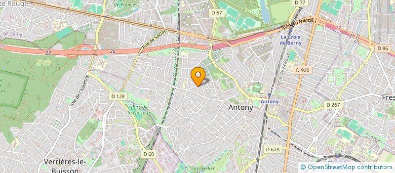 localisation de l'entreprise SCI à ANTONY