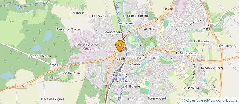 localisation de l'entreprise SCI 3A 37  VILLEDOMER