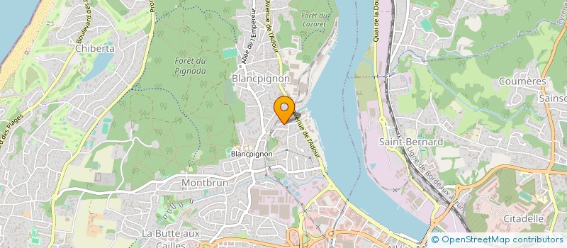 localisation de l'entreprise SCI 3A  ANGLET