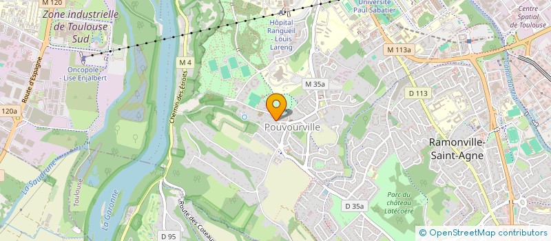 localisation de l'entreprise SCI 3A  TOULOUSE