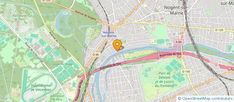 localisation de l'entreprise SCI 3A à NOGENT-SUR-MARNE