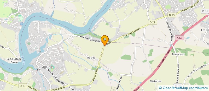 localisation de l'entreprise SCI 3A à MARSSAC-SUR-TARN
