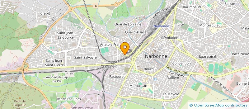 localisation de l'entreprise SCI 3A à NARBONNE
