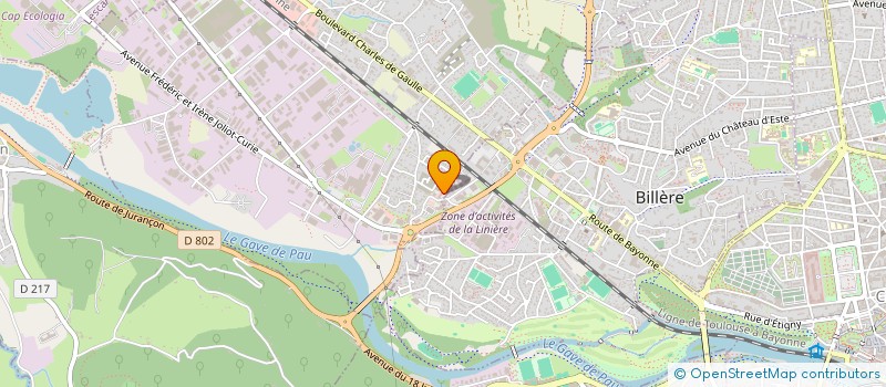 localisation de l'entreprise SCI 3A à LONS