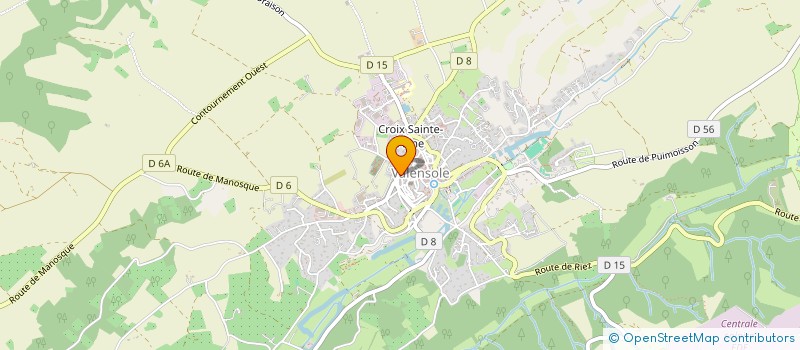 localisation de l'entreprise SCI 3A à VALENSOLE
