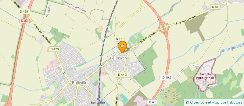 localisation de l'entreprise SCI 3A B  FELDKIRCH