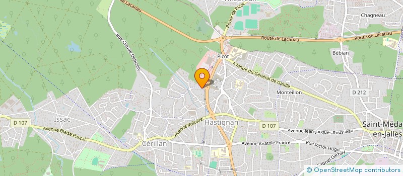 localisation de l'entreprise SCI 3A IMMO  SAINT-MEDARD-EN-JALLES