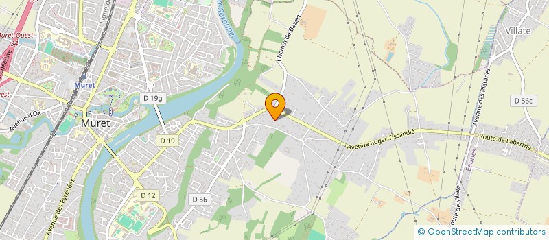 localisation de l'entreprise SCI 3A IMMO  MURET