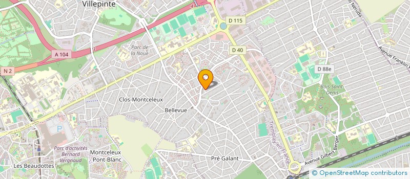 localisation de l'entreprise SCI 3A INVEST à VILLEPINTE