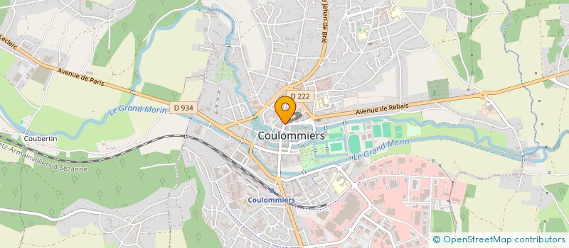 localisation de l'entreprise SCI 3A + KD  COULOMMIERS