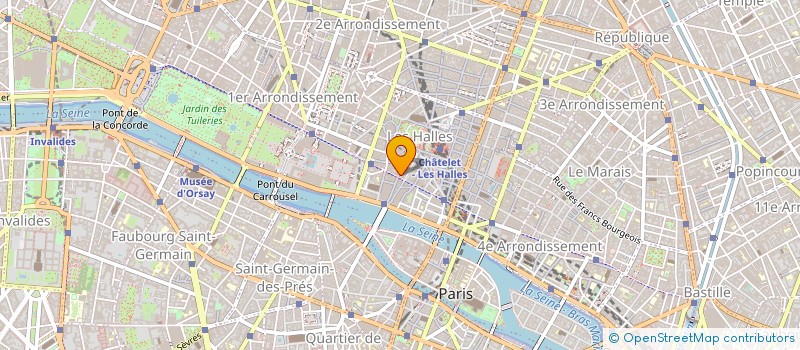 localisation de l'entreprise SCI 3A STOCKS à PARIS