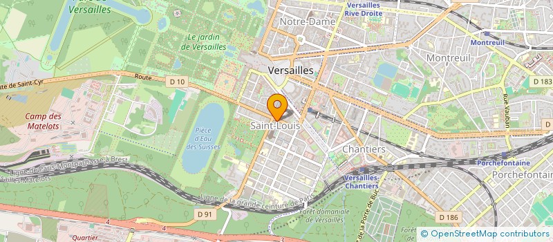 localisation de l'entreprise SCI 3A VO VAN à VERSAILLES
