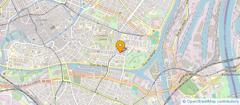 localisation de l'entreprise SCI 3AB  STRASBOURG