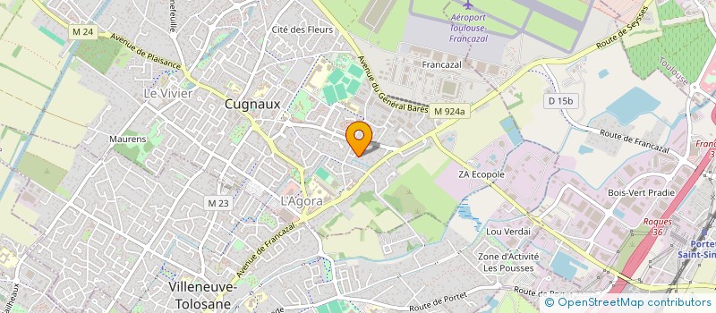 localisation de l'entreprise SCI 3AC  CUGNAUX