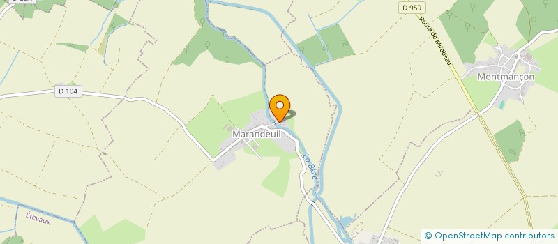localisation de l'entreprise SCI 3AE  MARANDEUIL