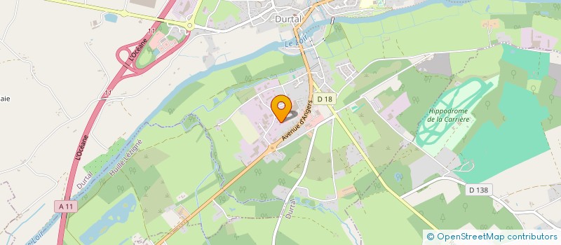 localisation de l'entreprise SCI 3AGL  DURTAL