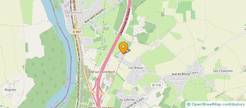localisation de l'entreprise SCI 3AL à MYENNES
