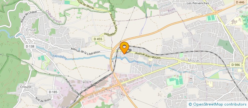 localisation de l'entreprise SCI 3ALM  MOZAC