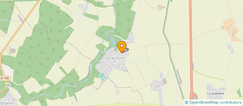 localisation de l'entreprise SCI 3AM  ORCEMONT