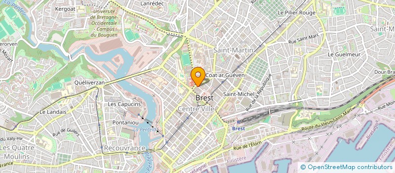 localisation de l'entreprise SCI 3AM  BREST