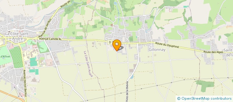 localisation de l'entreprise SCI 3AMB  GILLONNAY