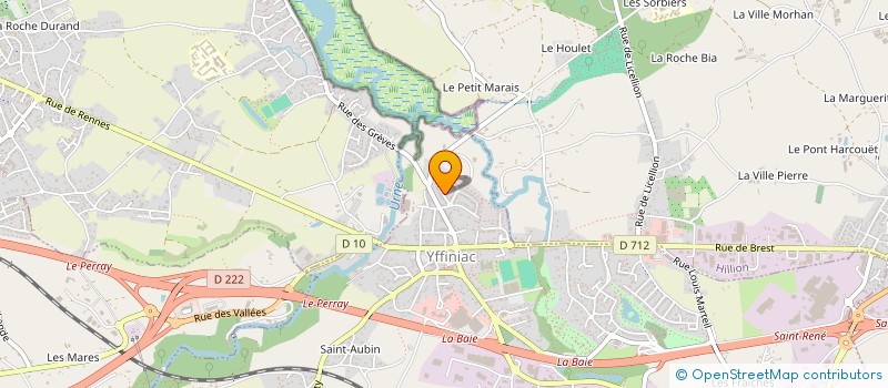 localisation de l'entreprise SCI 3ARBB  YFFINIAC