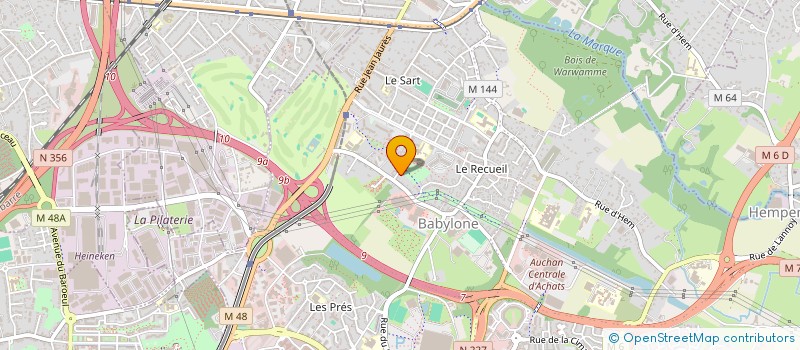 localisation de l'entreprise SCI 3B à VILLENEUVE-D'ASCQ