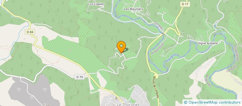 localisation de l'entreprise SCI 3B  LE THORONET